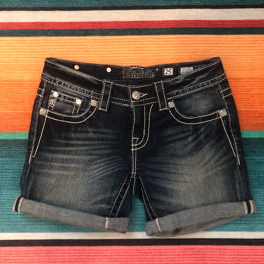 Miss Me Mid Shorts